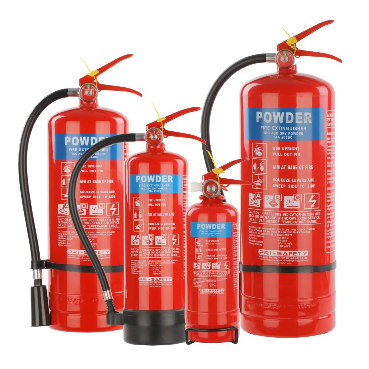 PRI-SAFETY ISO:9001 1 кг/2 кг/3 кг/4 кг/5 кг/6 кг/8 кг/9 кг/10 кг/12kg Dry порошковый Огнетушитель от производителя