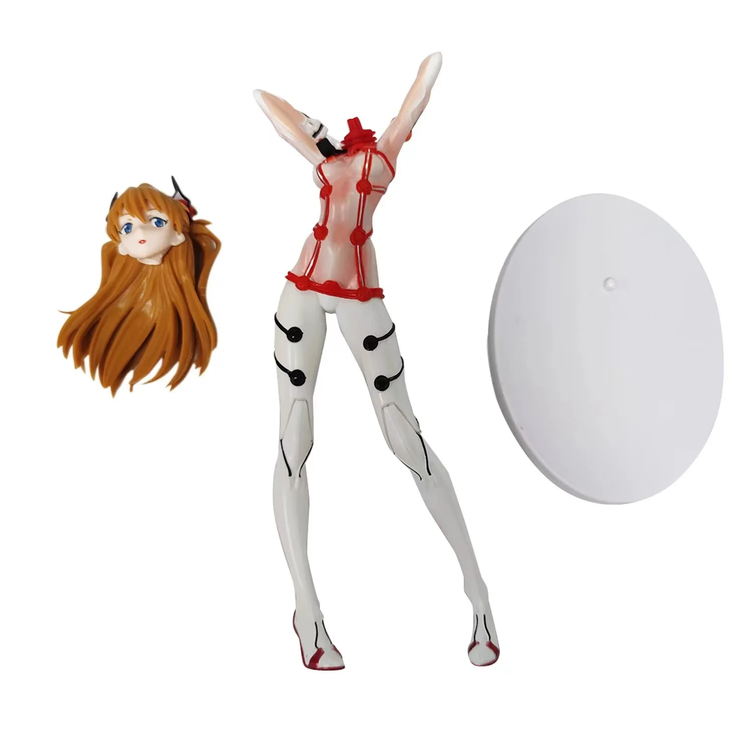 Asuka Langley Soryu Ayanami Mari Makinami Gasha Portraits Evangelion Toys Action Figures Anime Figure Eva PVC Color Box Unisex