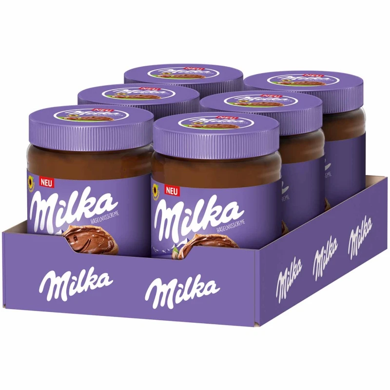 Купить шоколадная паста Milka hazelnusscreme с фундуком-350 г и 600 немецкое происхождение оптом Eport
