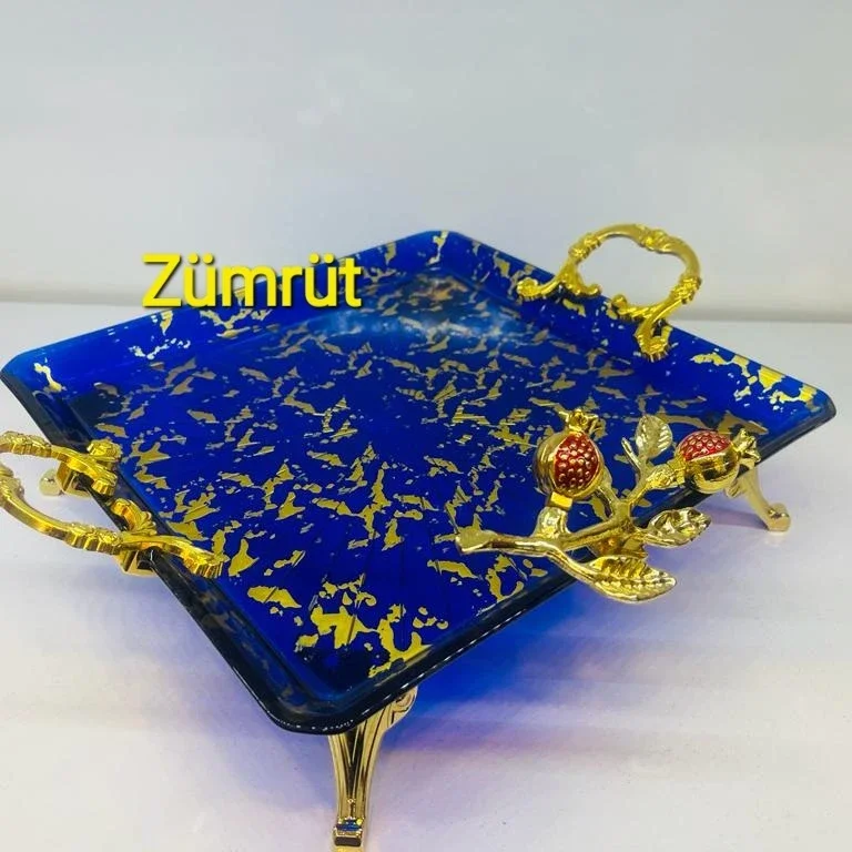 wholesale hot sales high quality new glass tray for presentation 2024 year from turkey