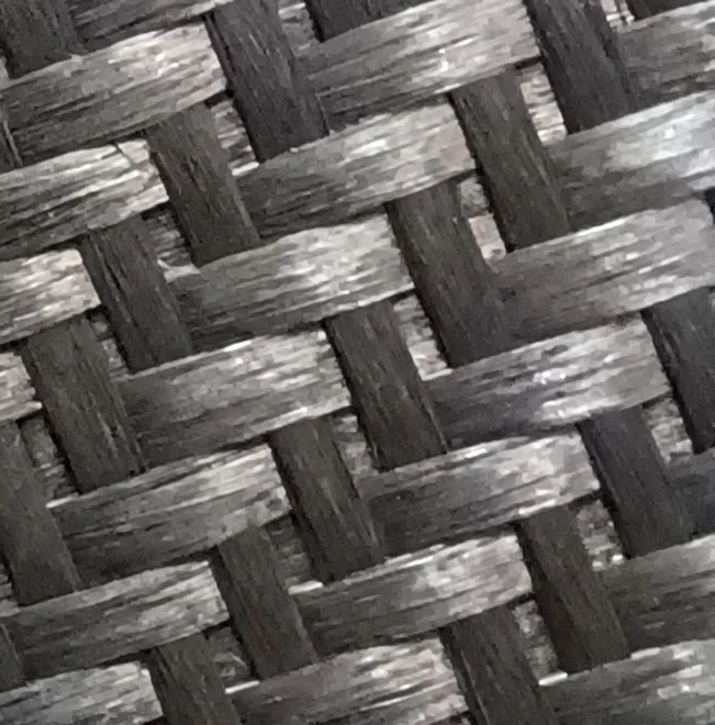graphite metallic fiberglass woven fabric