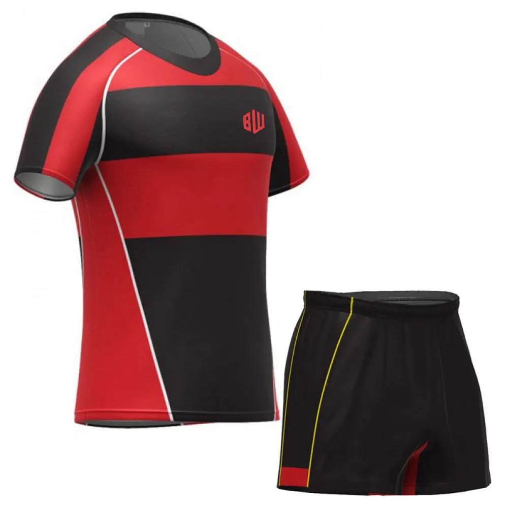 Wholesale Price In Stock Rugby Uniform Premium Quality Sports Wear Rugby Uniform For Adult Size