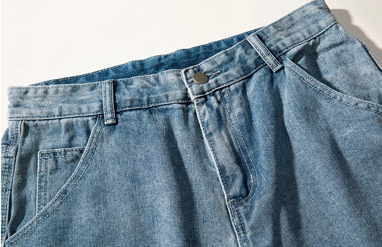 New Men Fashion Stretch causal Short Jeans Denim Shorts Blue Black Denim Swear mens shorts