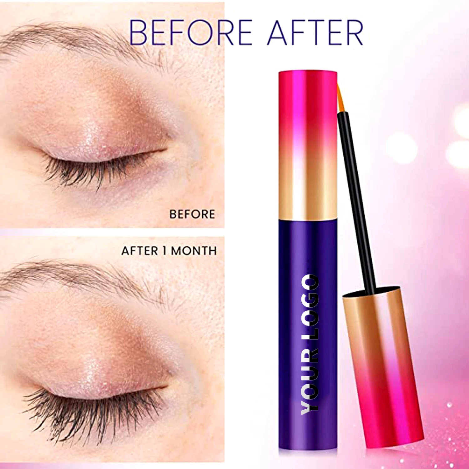 Factory Manufacture Affordable Lash Serum--Completely Natural Formulation