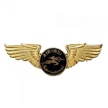 OEM ODM Whole Sale High Quality Metal Material Officer Uniform Metal Wing Badges Accessories With Strong Quality