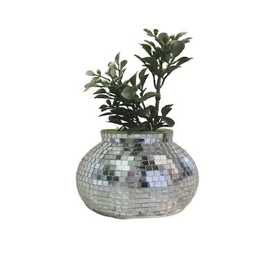 Table Top Wedding Decor Disco Light Vase Coloured Crystal Vase Home Hotel Restaurant Modern Decorative Vase For Sale