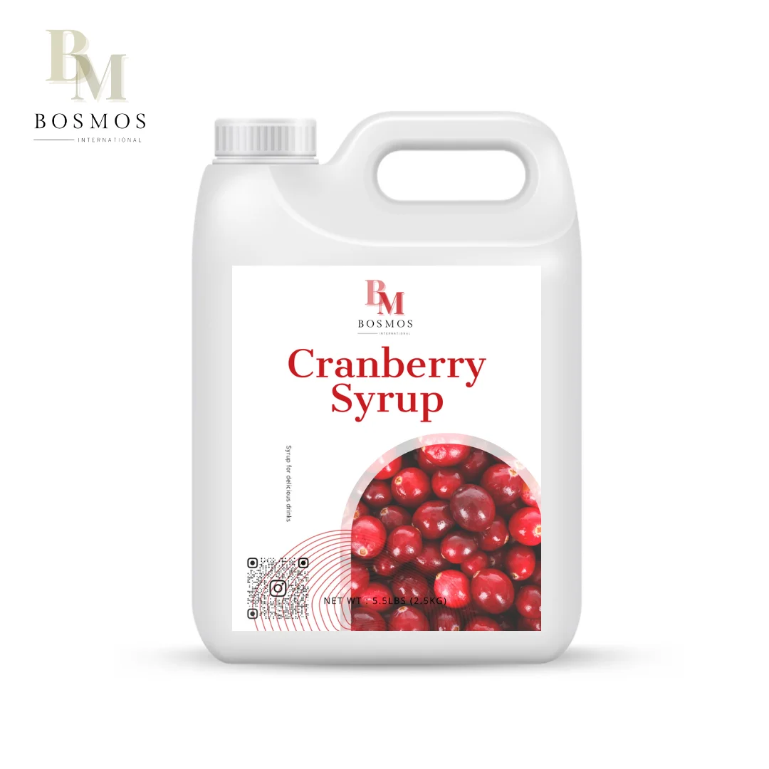 Bosmos_ Cranberry syrup 2.5kg - Best Taiwan Bubble Tea Supplier, Concentrated Syrup bubble tea