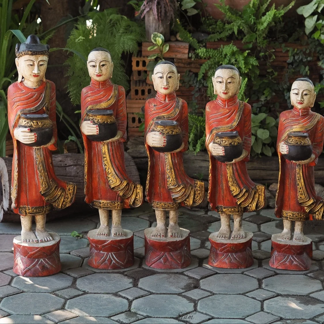 Thai Buddha Statue Amitabha Buddha Arts Sculpture polyresin hindu god statue Home Decor indoor