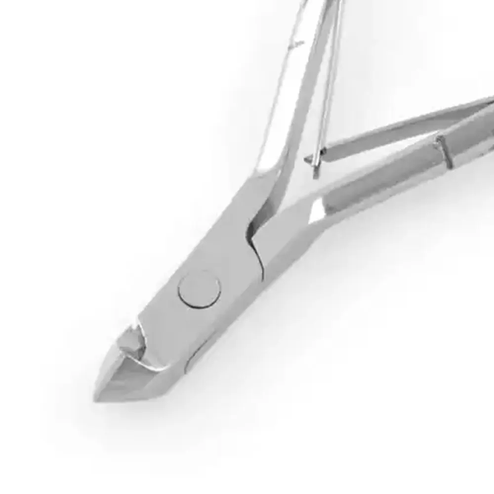 Professional Nail and Cuticle Nipper Trimmer for Precise Manicure and Pedicure - 5mm Jaw, Screw Joint, Double Spring, Sharp