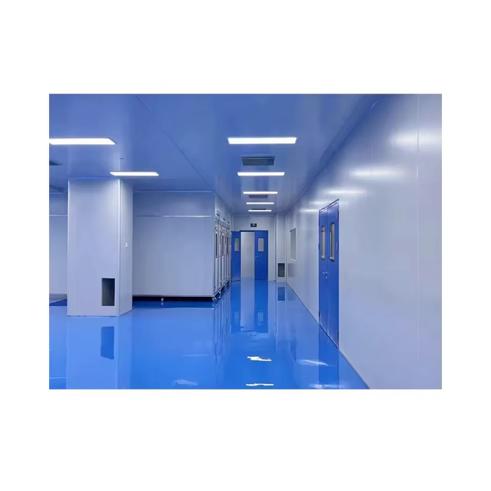 Laminar Flow Clean Room Design Cleanroom Sandwich Panel Project Supplier With Clean HVAC System