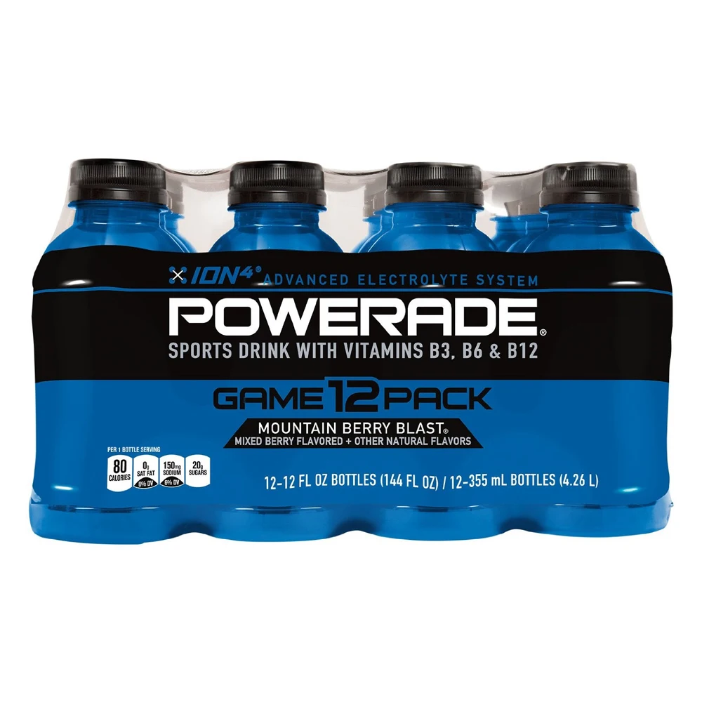Изотонический напиток Powerade синего цвета 500