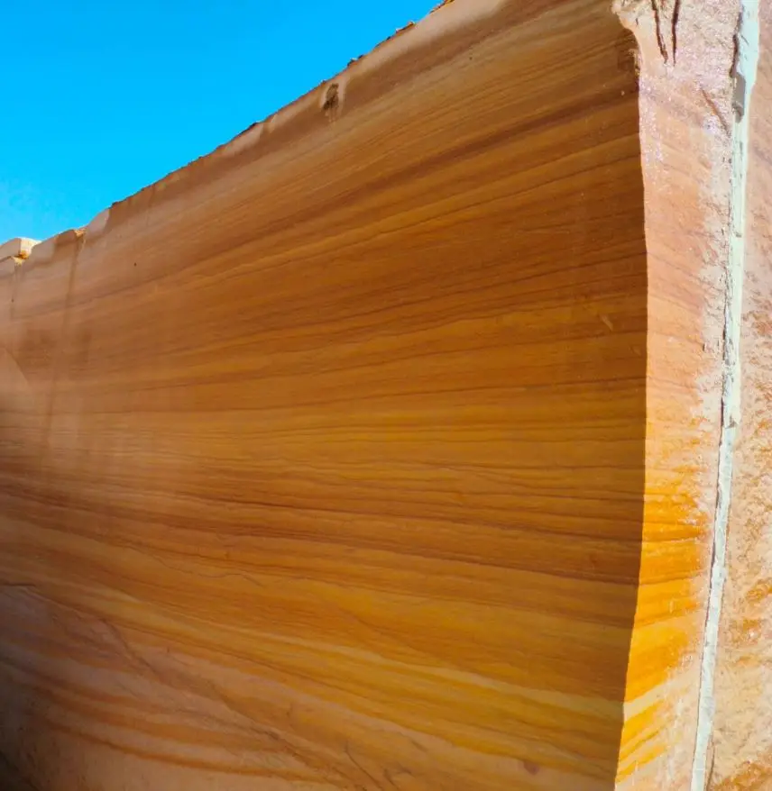 Premium Quality Natural Sandstone Blocks for Export:  Ideal for Construction, Landscaping, and Architectural Projects