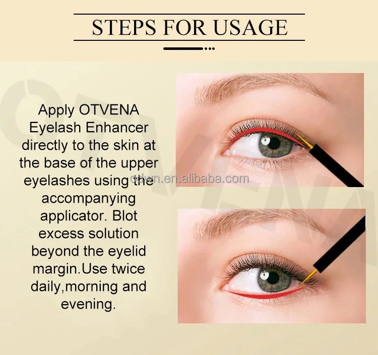 100% Natural Eyelash Enhancer Eyelash Treatment Growth Product Eye Lash Serum