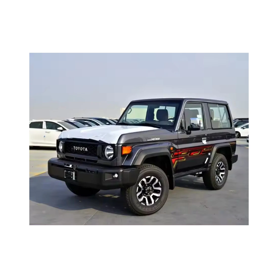 Крузер 71 SWB HT LX Z 2 8L дизель 4WD автоматический RWD кожаные сиденья задние 2024 T-OYOTA LAND