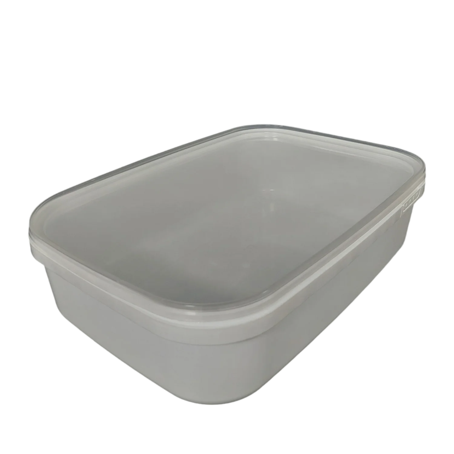 DKK4000 4000ml/1 Gallon Bowl Tamper Evident PP IML Bucket Lid Food Packaging Yogurt Cheese Ice Cream Halva Coffee Made Plastic