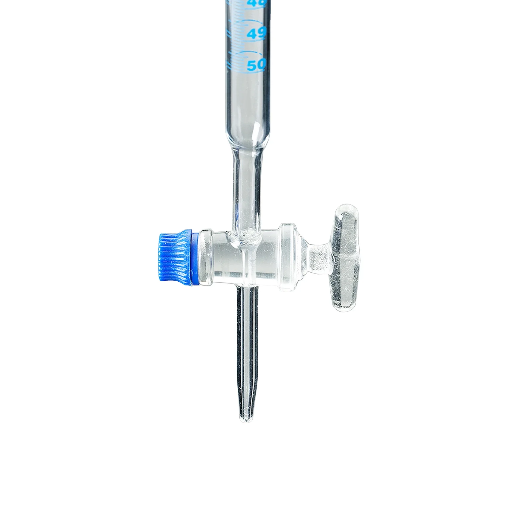 Самая последняя модель-RG-05001 Стеклянные Лабораторные воронки с бюретка с краном стекла/инструменты для измерения прозрачная стеклянная бюретка пипетка