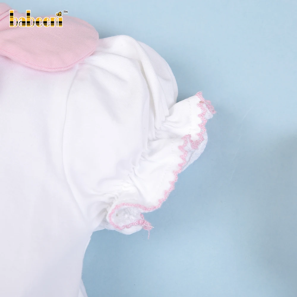 Flower applique bubble for newborn OEM ODM baby set clothing customized wholesale manufacturer - GS28