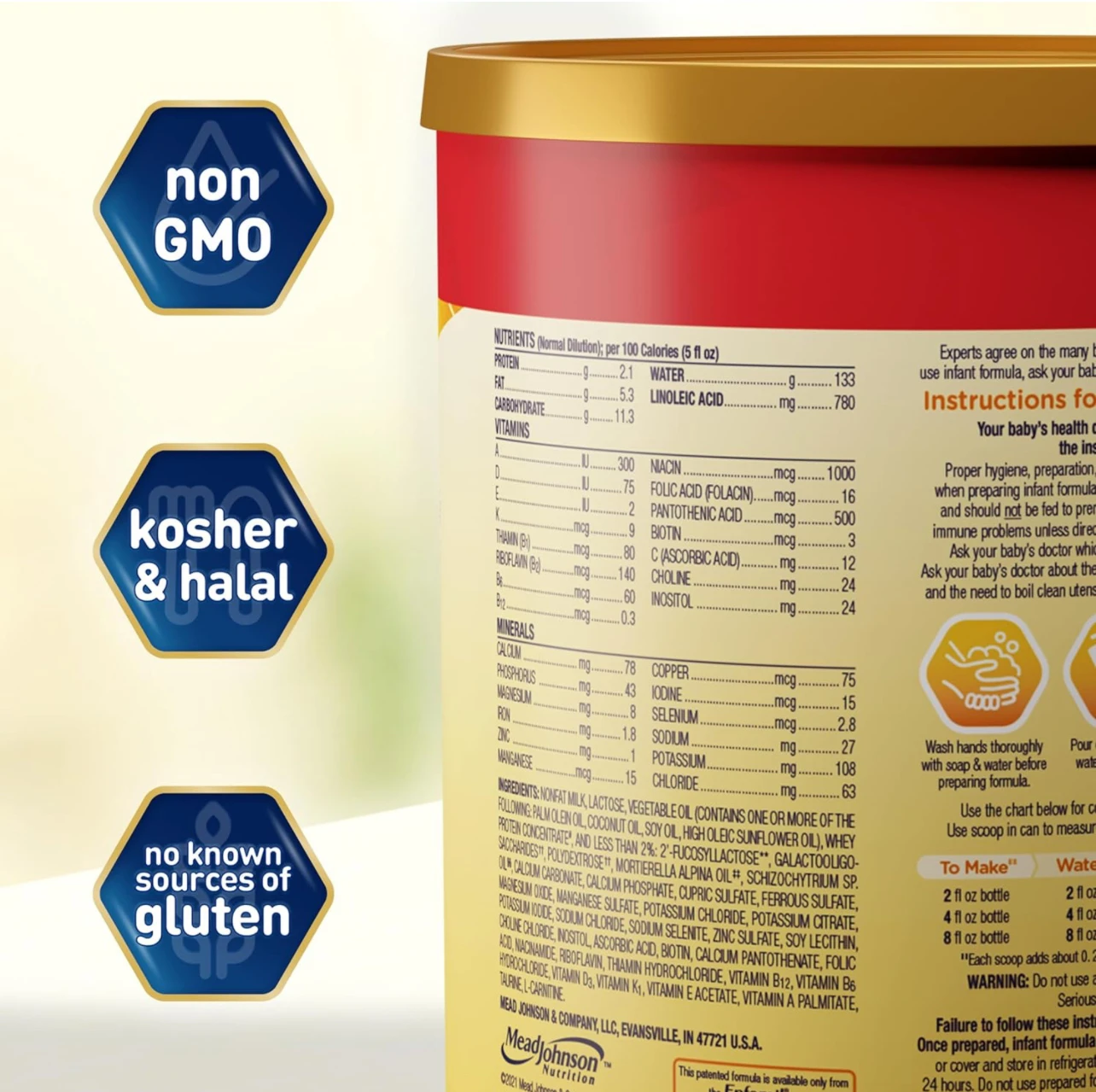 High On Demand  Enfamil NeuroPro Baby Formula, Milk-Based Infant Nutrition, Expert-Recommended Brain-Building Omega-3 DHA