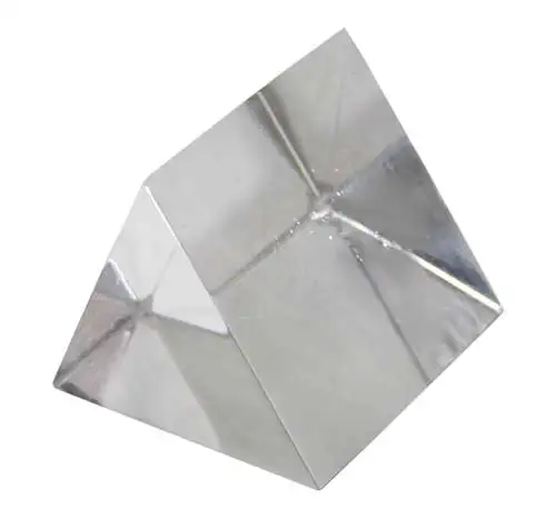 Prism Acrylic Equilateral feature three equal 60 degree angles and are often referred to as dispersing prisms.