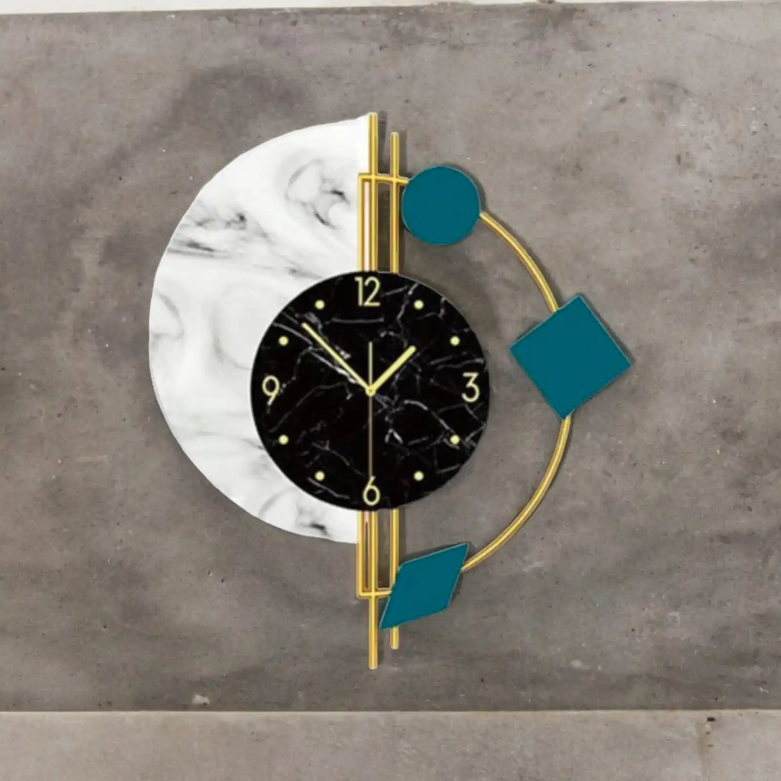 Modern Design Nordic Wall Clock Living Room Wall Decoration Silent Luxury Home Decor Clock for Sale from Indian Supplier