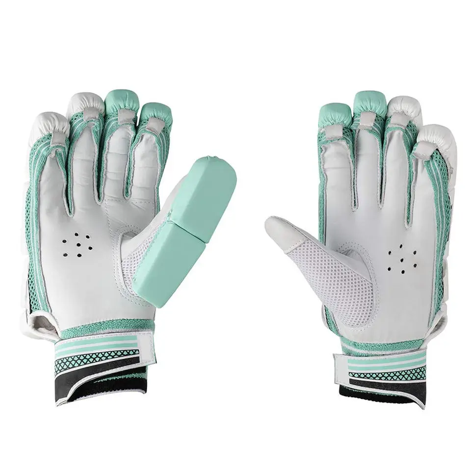 Custom Professional Comfortable Leather Cricket Gloves Light Weight with All Sizes and Colors Available