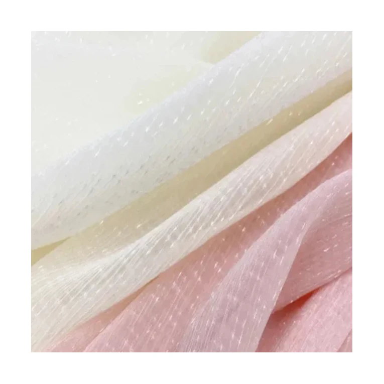 2024 New Latest Manufacturer Cloth Material polyester rayon flower organza viscose fabric for making wedding dresses