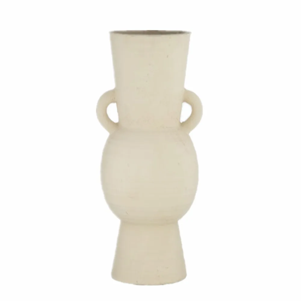 12 Inch Tabletop Decor Home Decoration Polyresin Flower Vase Clay Effect Resin Nordic STYLE