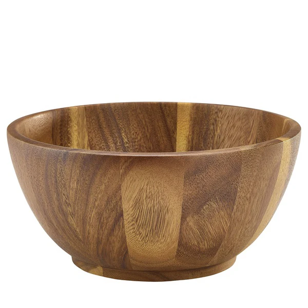 Mango Wood Bowl Salad Bowl Set Bowl Factory Wholesaler Different Size Natural Minimalist Customized Sustainable Business Gifts