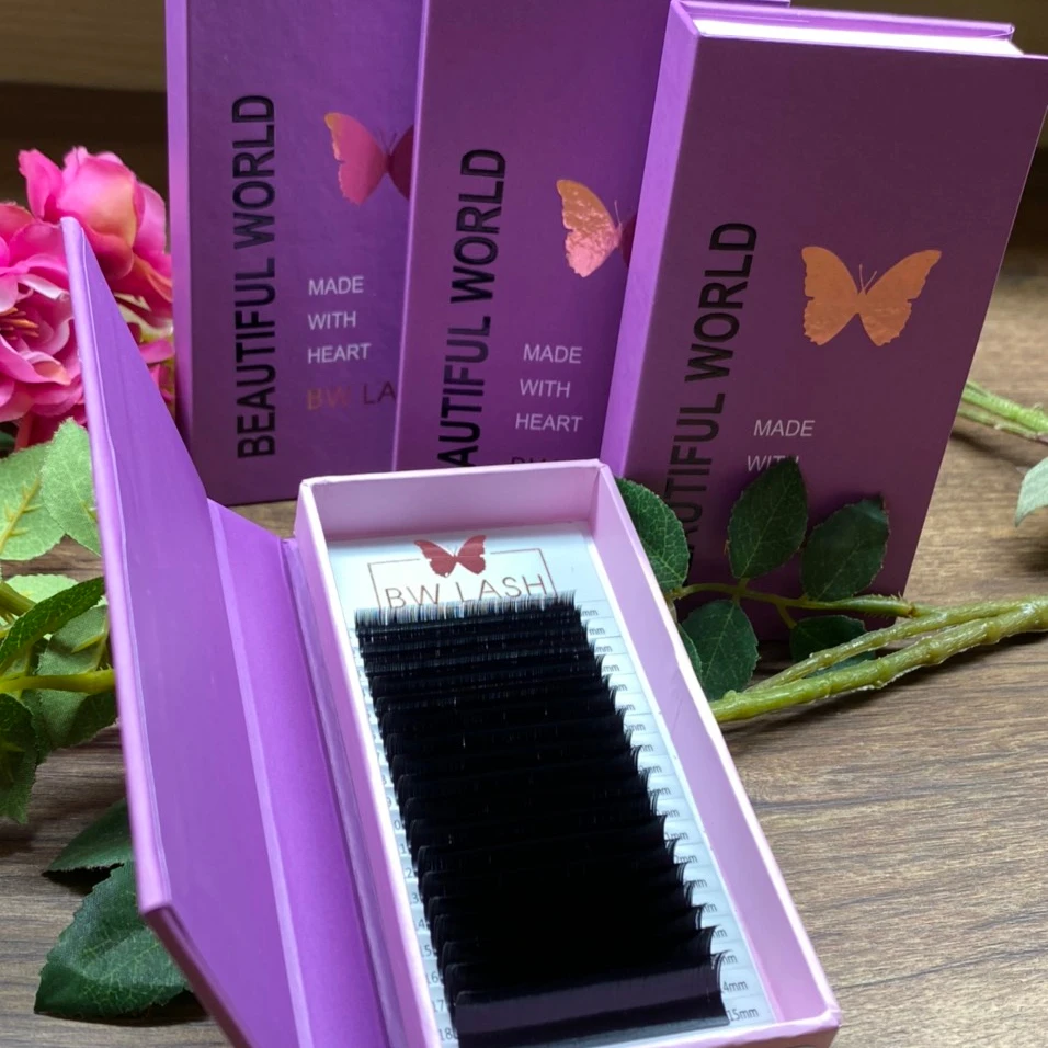 BW Factory kOREA in Vietnam Super Mink eyelash/lovely private label silk made in Vietnam