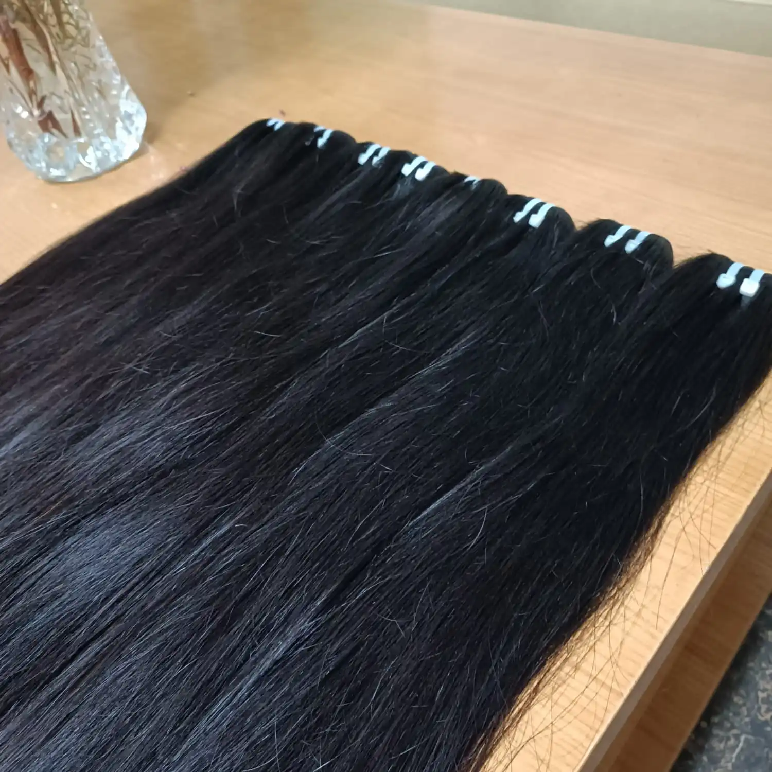 2024 Vietnamese Raw Bonestraight Weft Hair 100% Human Hair Shiny Smooth Silky 8 to 32 Inches Long
