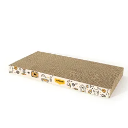 Pet Grinding Corrugated Cardboard Scratching Post Cat Scratcher Catnip Toy Cat Scratching Board Best Quality