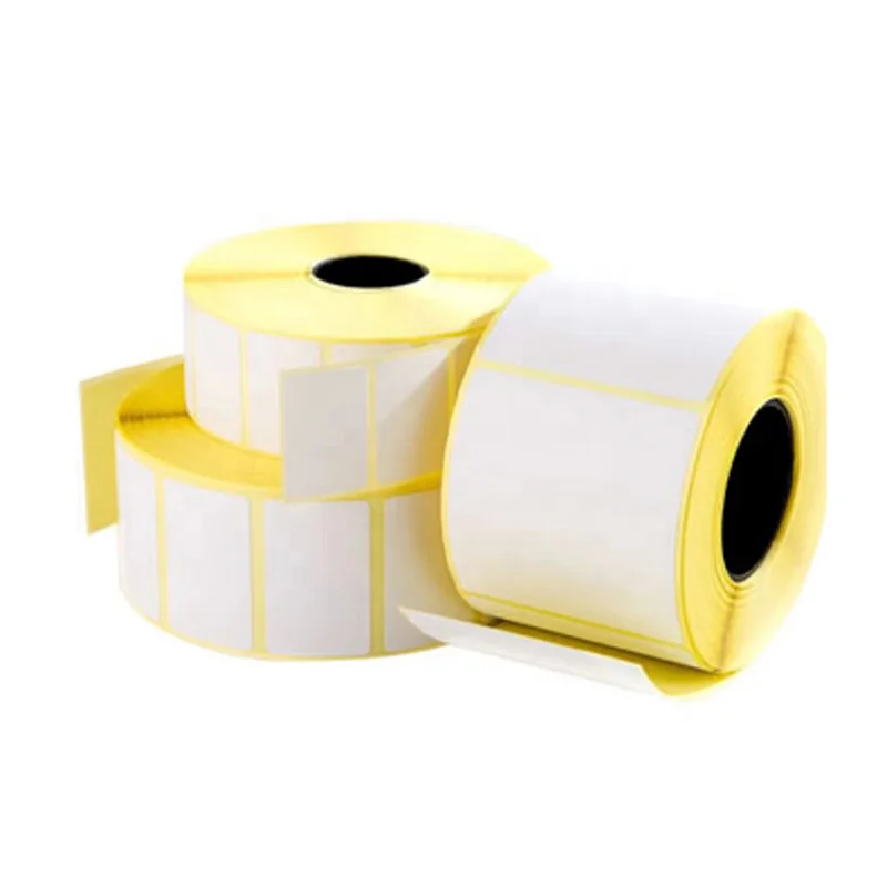 Wholesale Durable Waterproof Matte Self-adhesive Custom Colored Die Cut Thermal Label Sticker