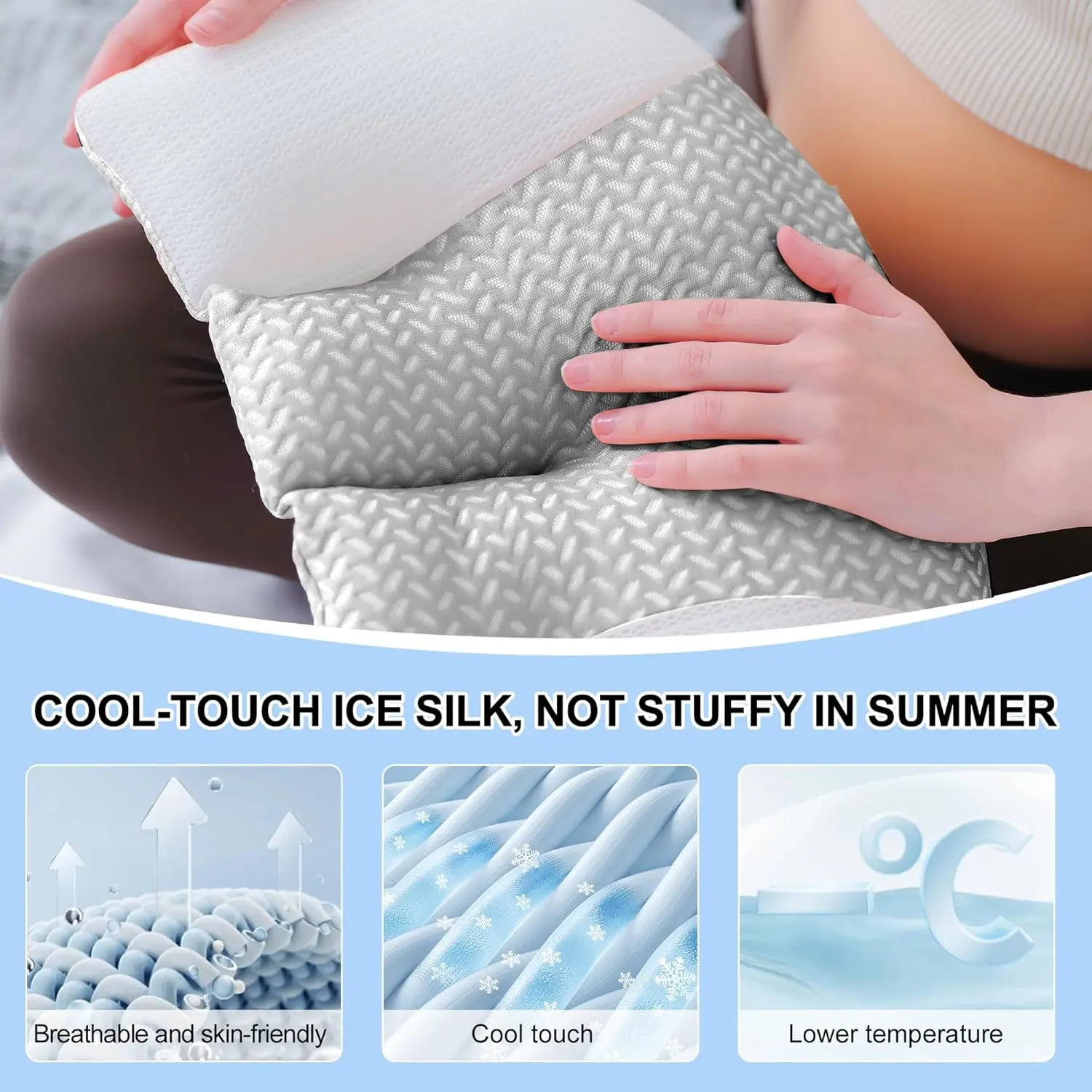 Comfortable Faux Fur Luxury Maternity Pillow Support for Pregnant Women