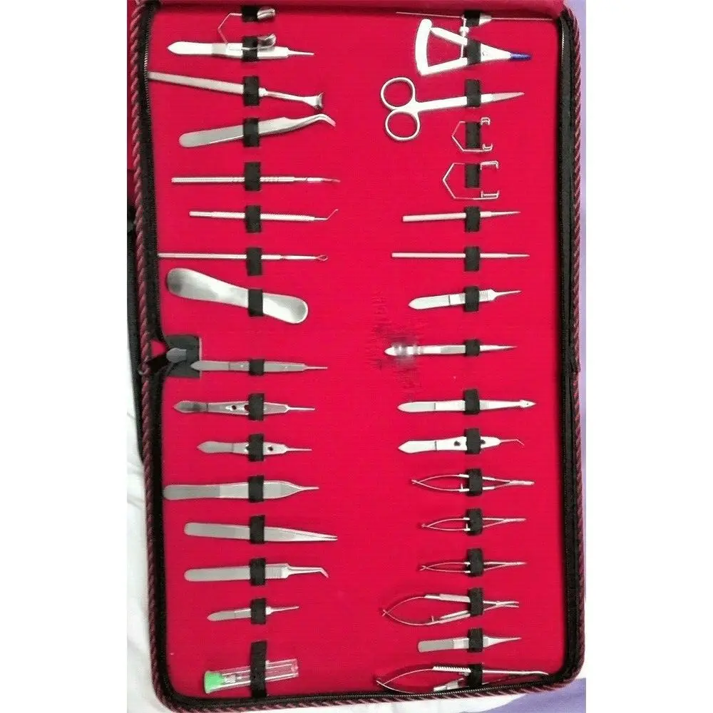 Micro Surgery Ophthalmic Cataract Eye Set 32 Pieces High Quality Stainless Steel Surgery Operating Instruments Medical Tools