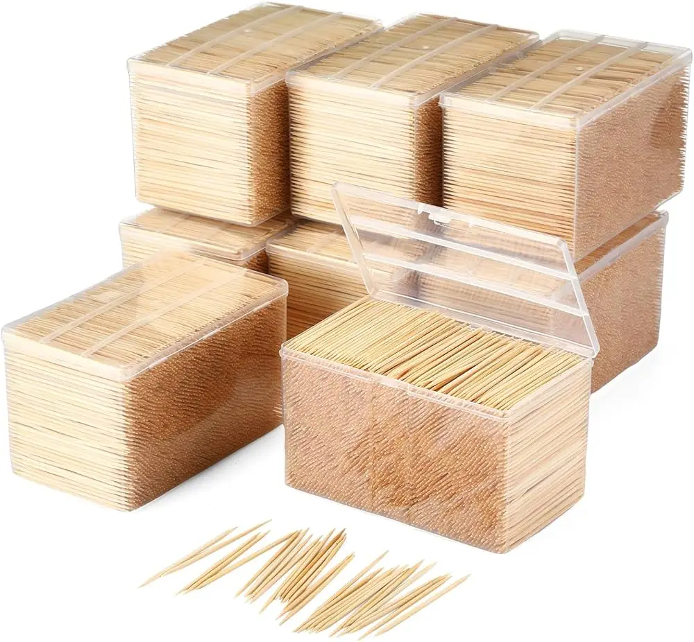 Вьетнамские бамбуковые зубочистки оптовая продажа зубочисток для зубной нити Высококачественная бумажная обернутая экспорт низкие налоги