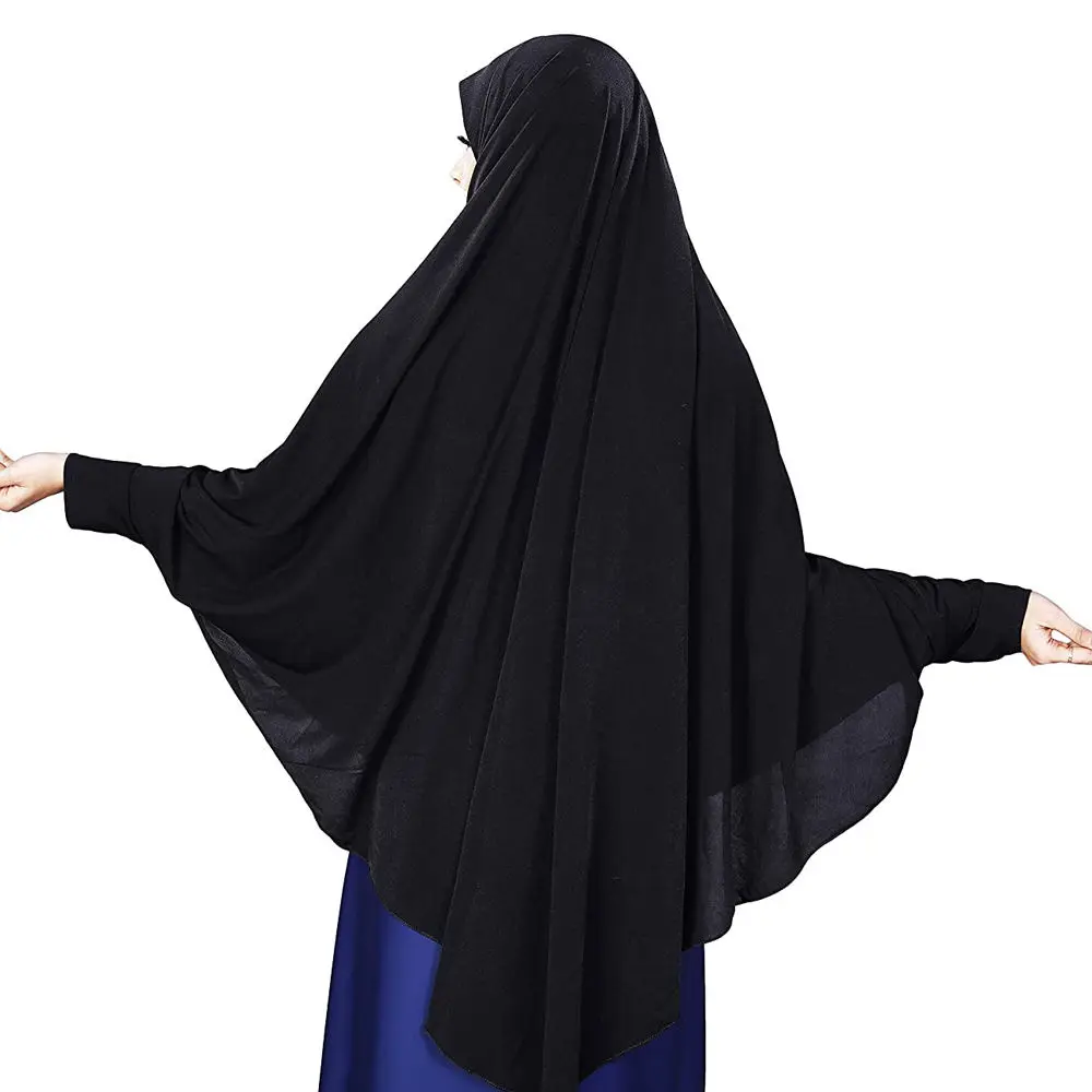 Wholesale High Quality Solid Plain Women Wrap Islamic Shawls Headband Muslim Hijabs Headscarf Thick Heavy Chiffon Hijab Scarf