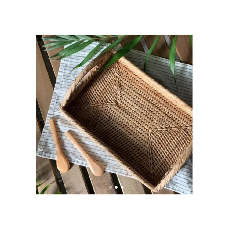 Lacquer Tray Fast Delivery With Handles Handicraft Decorative Luxury Custom Size Vietnamese Manufacturer