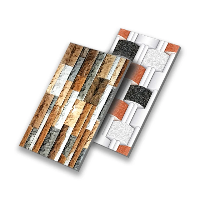 Hot Selling 250x375 mm Ceramic Digital Glazed Tiles for Bathroom High Depth Elevation Wall Tiles with Glossy Finish