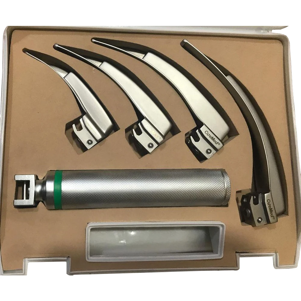 Macintosh Model Fiber Optic Dental Surgical Instruments New  Diagnostic Laryngoscope Set Macintosh Surgical Laryngoscope OEM