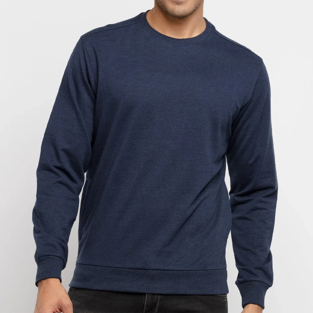 Wholesale Blank Custom Crewneck Oversized Sweatshirt 300gsm Cotton Drop Shoulder Sweatshirt for Men