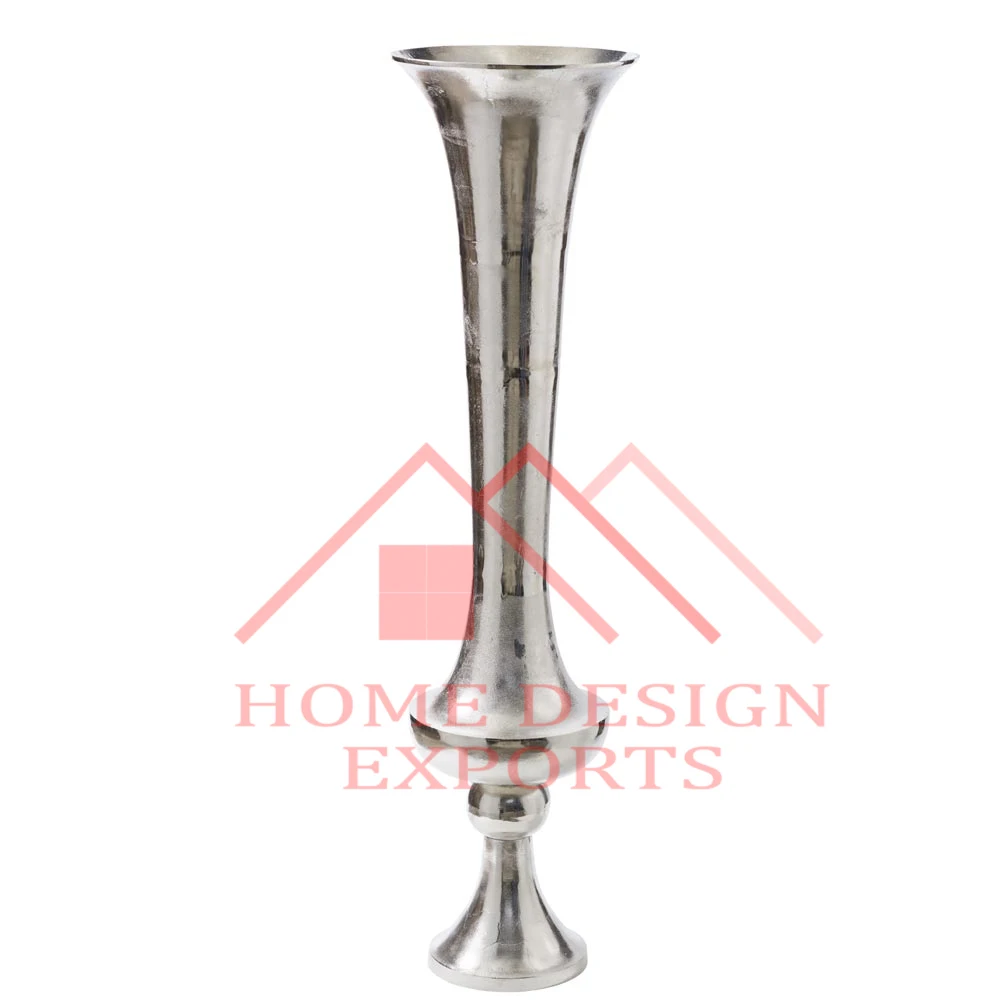 Садовая Цветочная компотовая ваза для садового пола центральные части оптовая продажа самая низкая цена алюминиевые никелированные урны