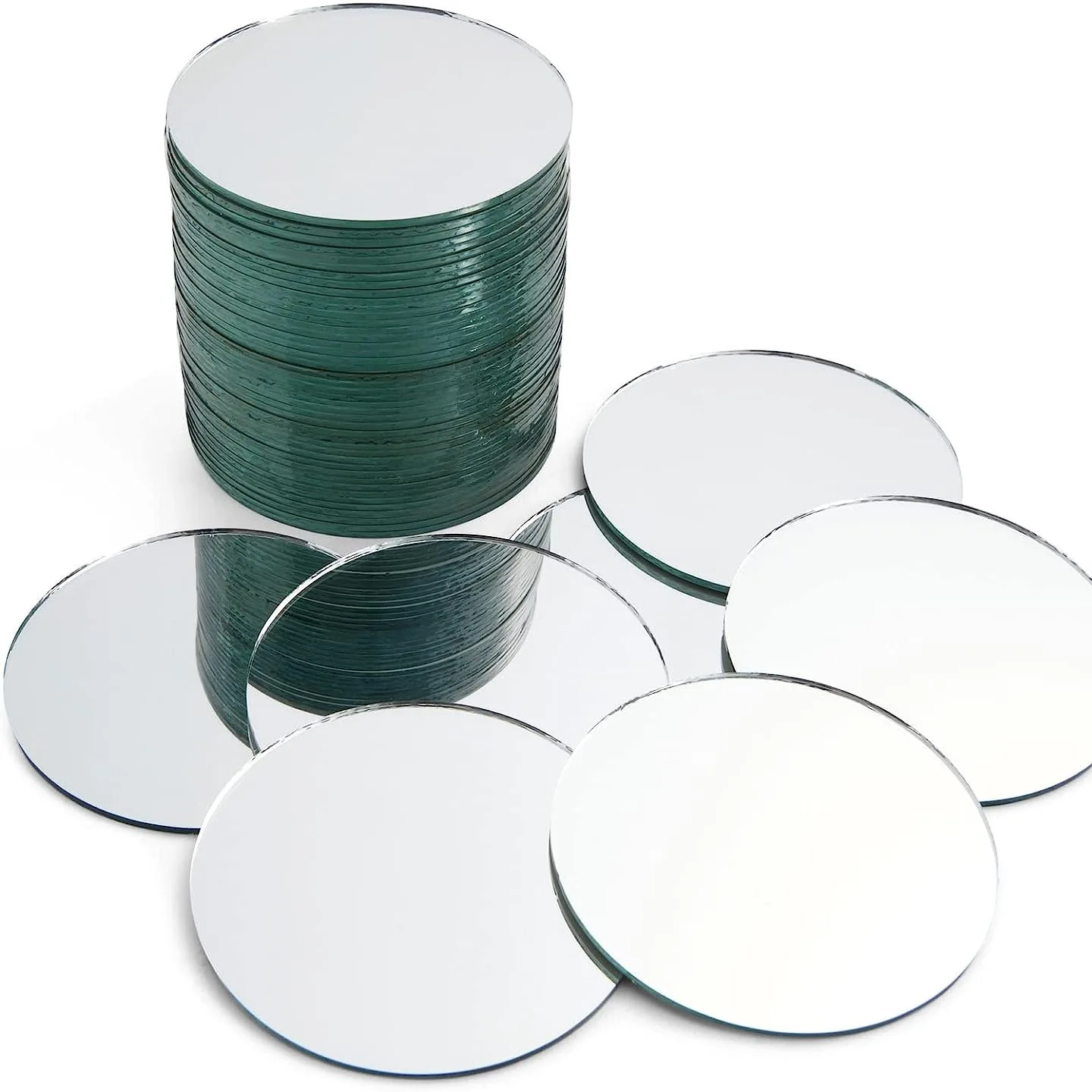 1.1mm 2mm 3mm 4mm 5mml  Round Glass Mirror For Portable Makeup Mirror and Wall Home Decor