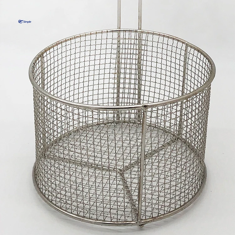 Новый современный дизайн жареные инструменты чип корзина для жарки из нержавеющей стали кухонная корзина фильтра