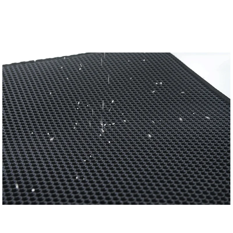 Eva Double-Layer Design Waterproof Urine Proof Cat  Mat Kitty Litter Mat Litter Trapper Carpet