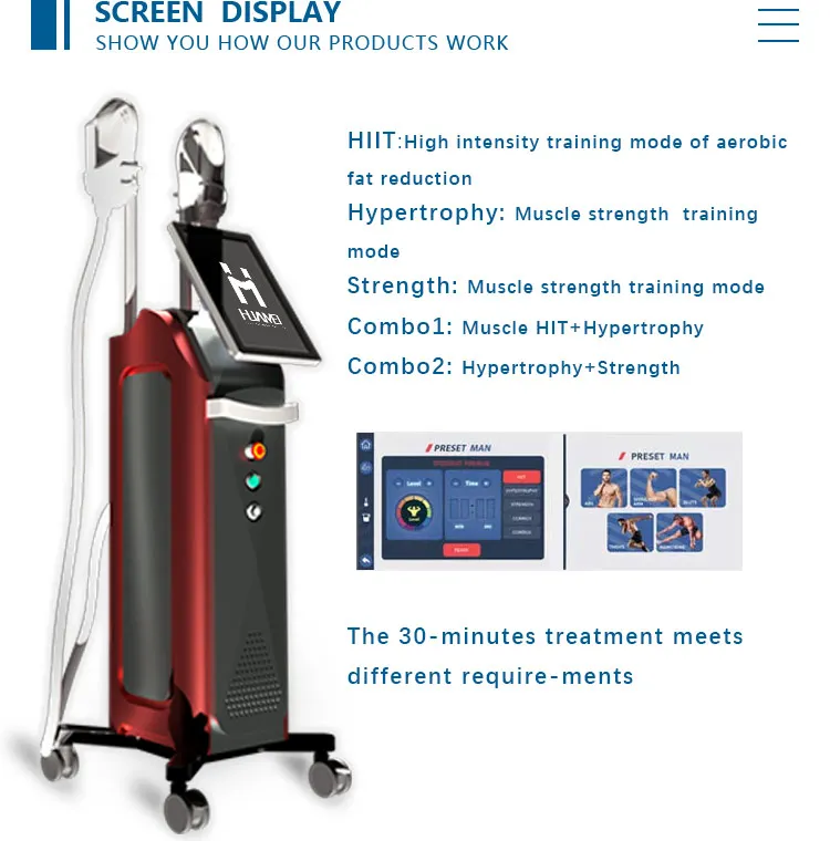 2023 Factory Direct HI EMS ZERO Machine 4 Handles Electrical Muscle Stimulation Fat Burning Body Shaping Sculpting machine