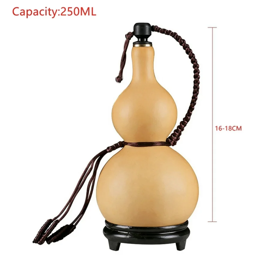 Natural Dried Gourd Water Bottle
