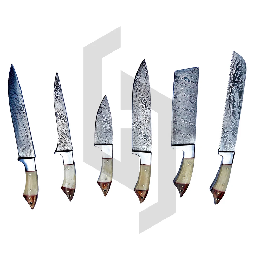 Kitchen Knife Set With Bone Handle