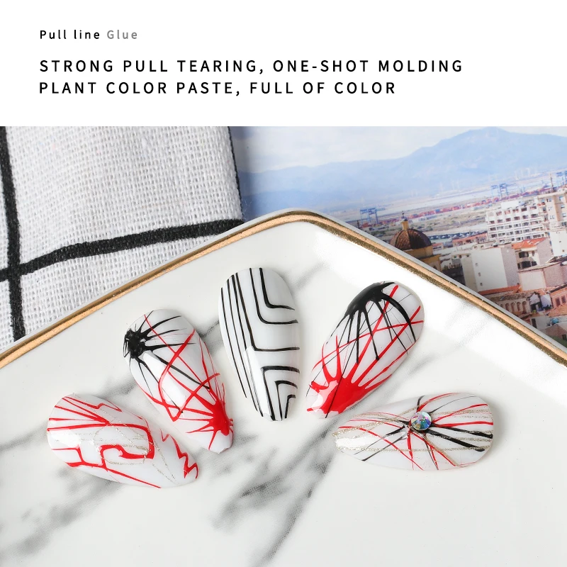 HOT selling Wholesale Nail Supplies Salon UV Gel Polishing Nail Art Painting Brushed Gel Spider Gel