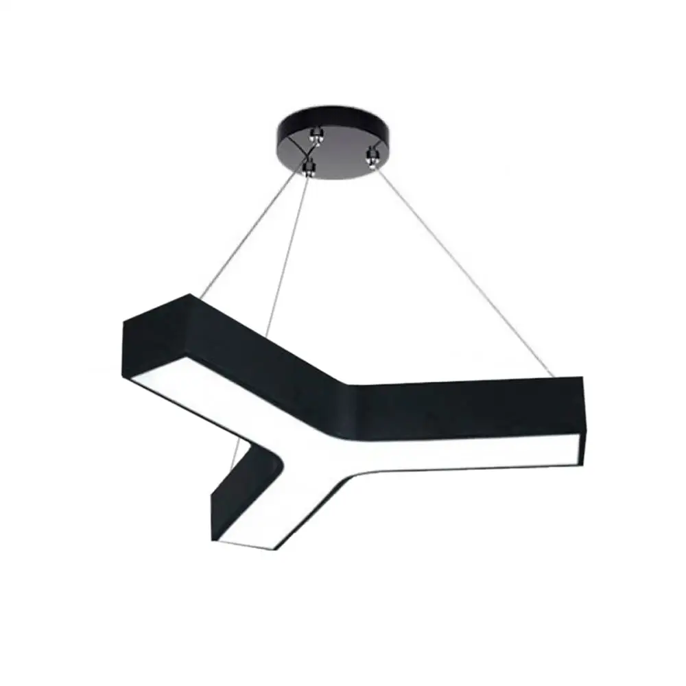 Потолочный подвесной светильник Y-образной формы 36 Вт 60x60 см длина луча 30 см ширина рамы 10 см Высота большой бар освещение регулируемое подвесное освещение