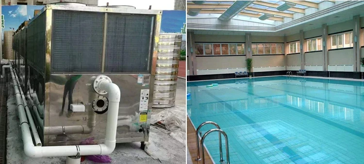 Eco Friendly Swimming Pool Heat Pump Water Heater Units for Indoor and Outdoor Swimming Pool Heating